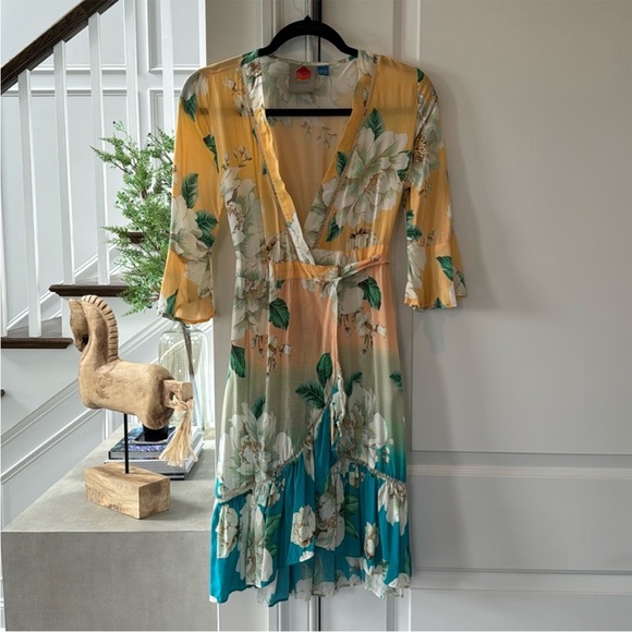FARM Rio Dresses & Skirts - Farm Rio Wrap Mini Dress